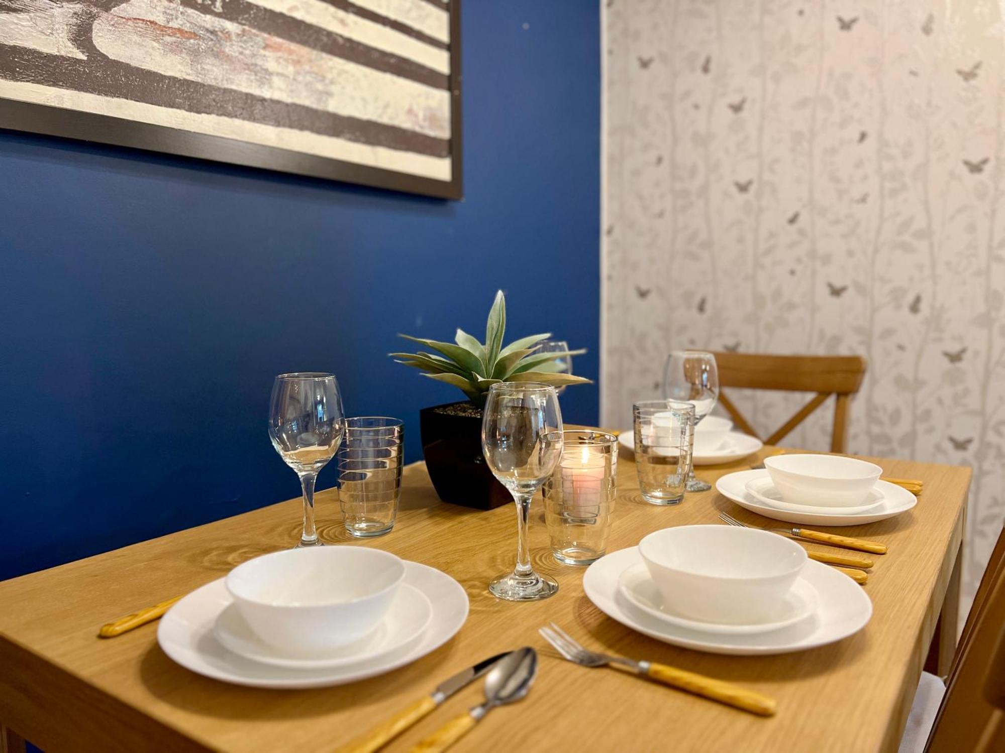 Ground Floor Flat With Free Parking & Wifi Apartment Glasgow Bagian luar foto